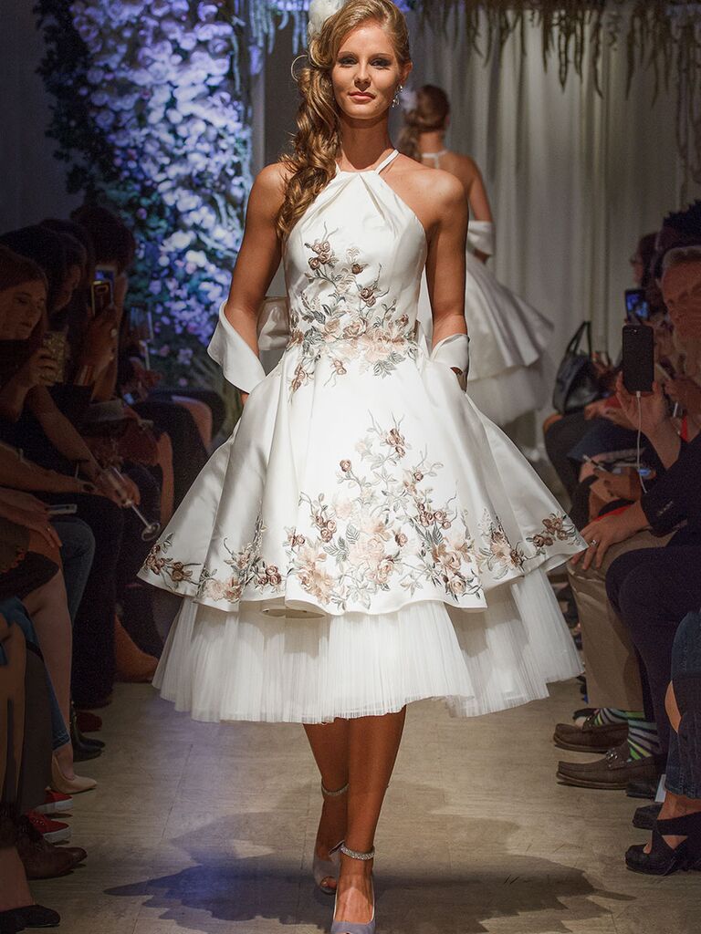 Matthew Christopher Fall 2018 Collection: Bridal Fashion Week Photos