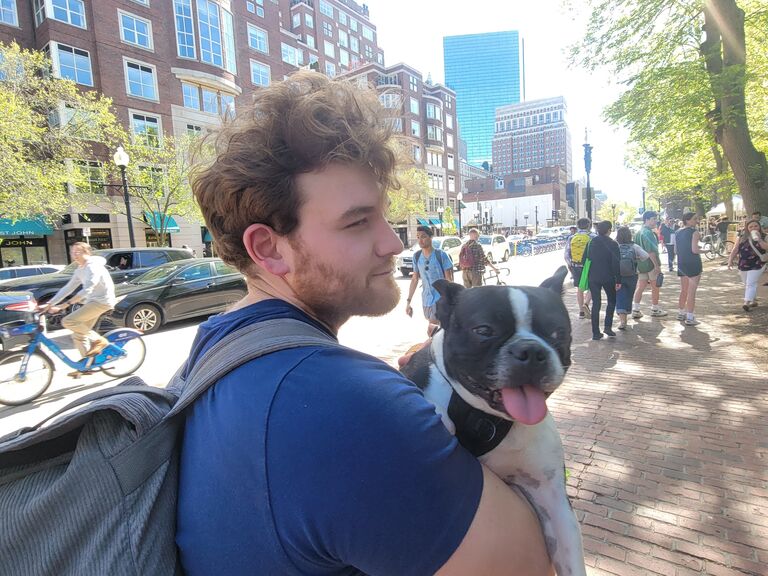 After going nearly fully remote, Nate moves to Boston to live with Caitlyn and roommates (including Gary pictured here).