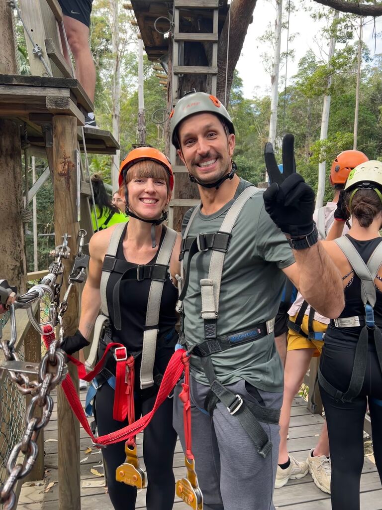 High ropes course at Mt Tamborine