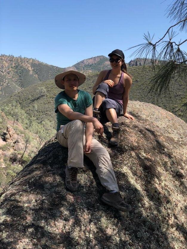 After only several dates, Cathy invited Aaron to come camping with her friends at Pinnacles. Although she didn't know it at the time, that's how Aaron realized Cathy was really special--special enough for him to actually spend a night in a tent.