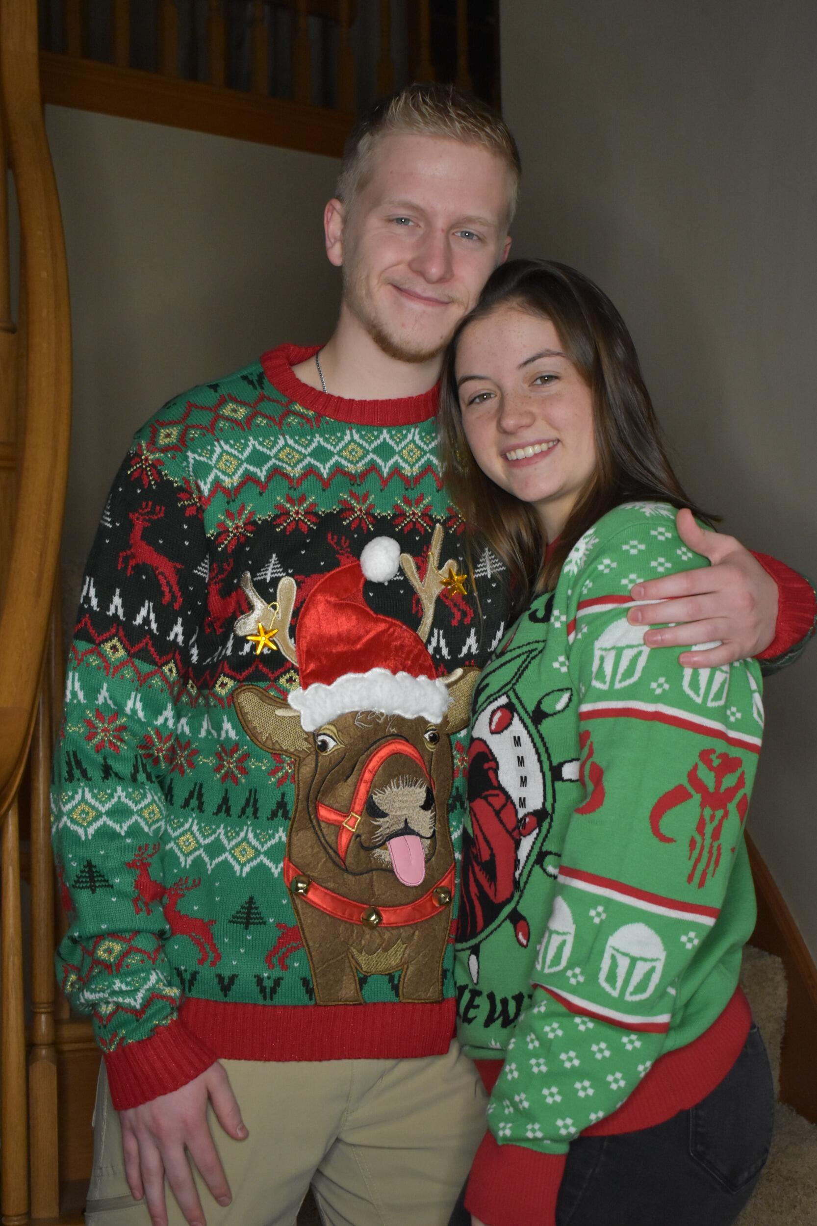 Taking Christmas pictures for the first time on Thanksgiving