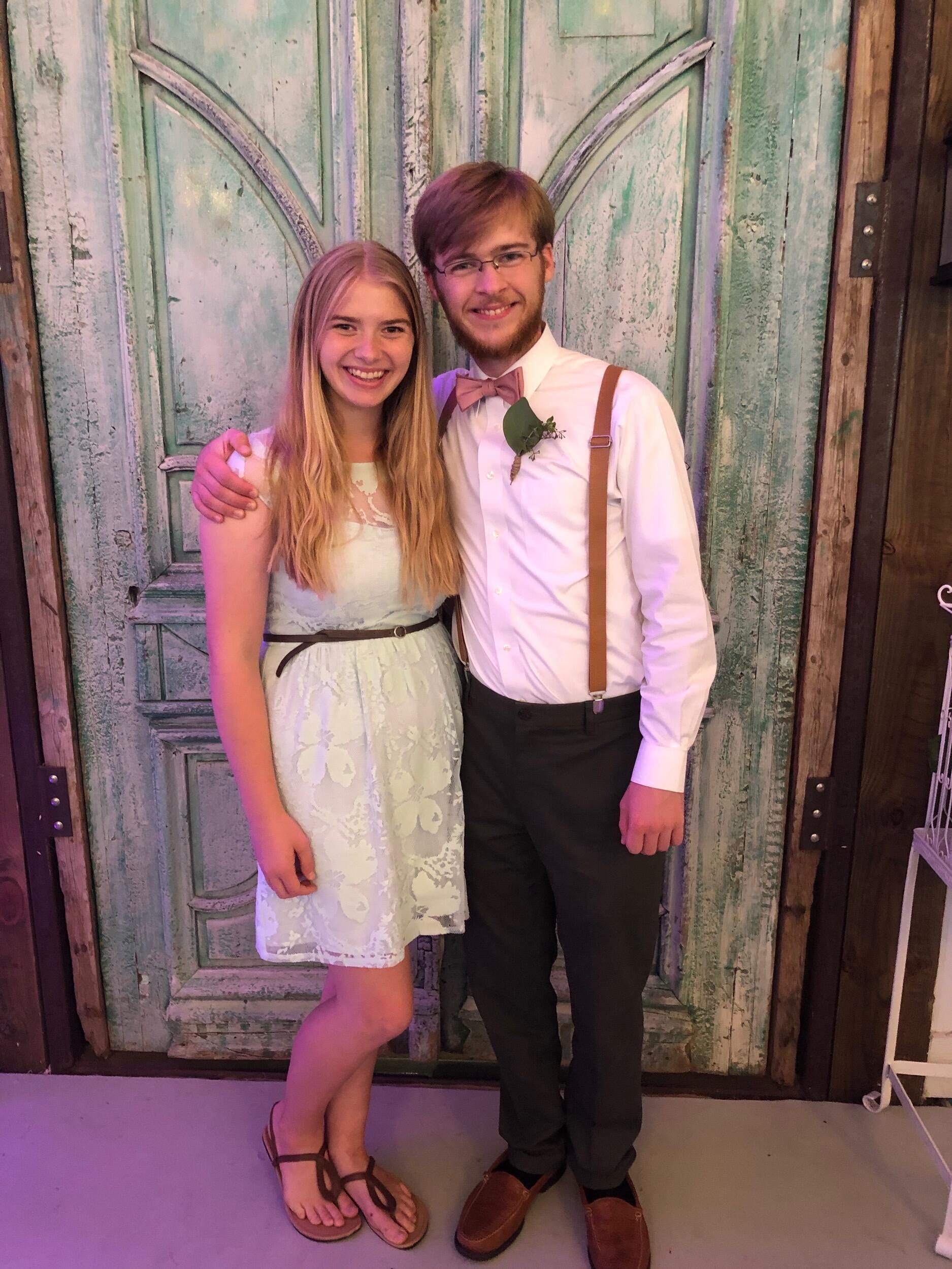 At a friend's wedding