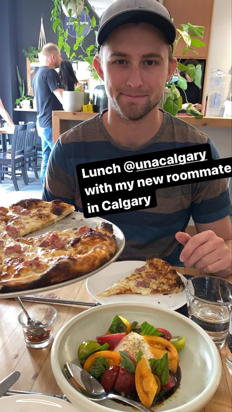 Moving to Calgary!  Our condo in Bridgeland was a 5 minute walk from Una Pizza