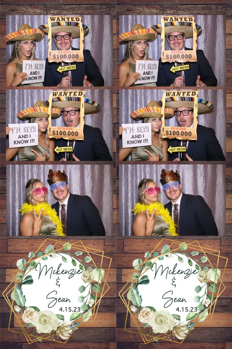 Celebrated the love of Delaney's sister McKenzie and brother-in-law Sean at their wedding! The photo booth was fun too, haha.
