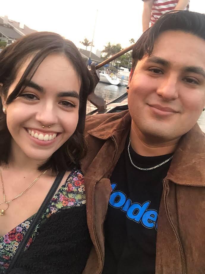 Believe it or not this was our first "official" date. The pandemic caused everything to close. We wanted to make the first one special so we went on a romantic gondala boat ride!
