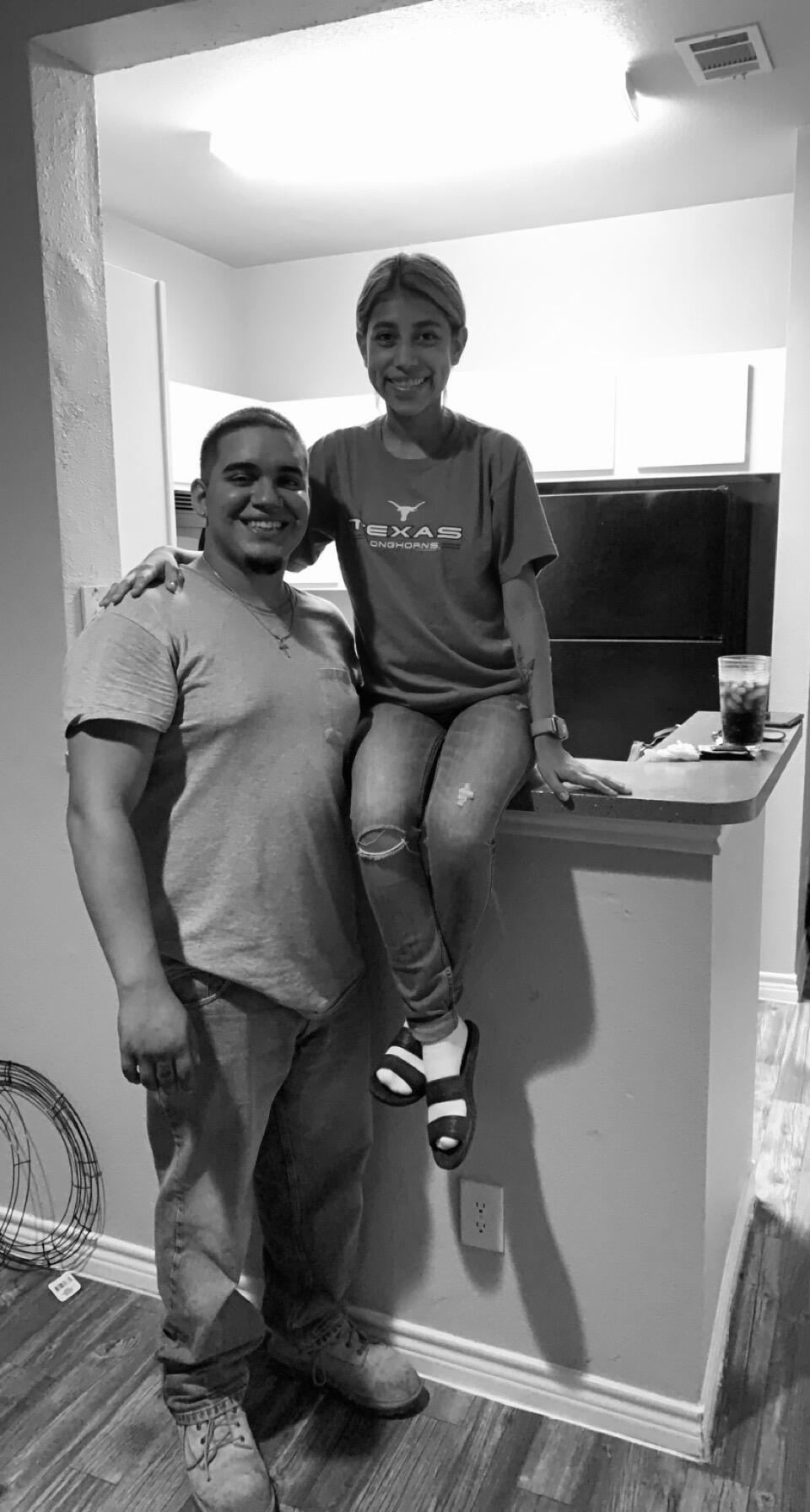We decided to take a big step in each others lives and got our first place, it was the cutest little townhome ! 