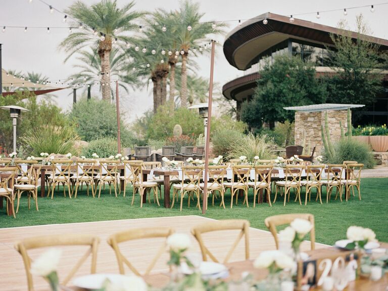Outdoor wedding venue in Peoria, Arizona.
