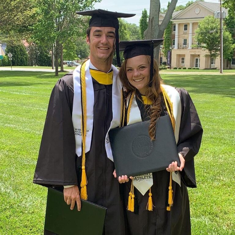 AK and Noah graduated from AU undergrad and prepared to take on AU DPT together!