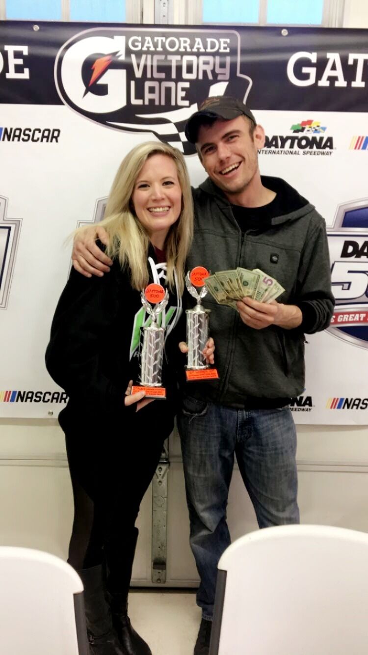 The Daytona 500 party! This was the first time Matt brought me around many of his friends! It was a great time and Matt even won some money! 