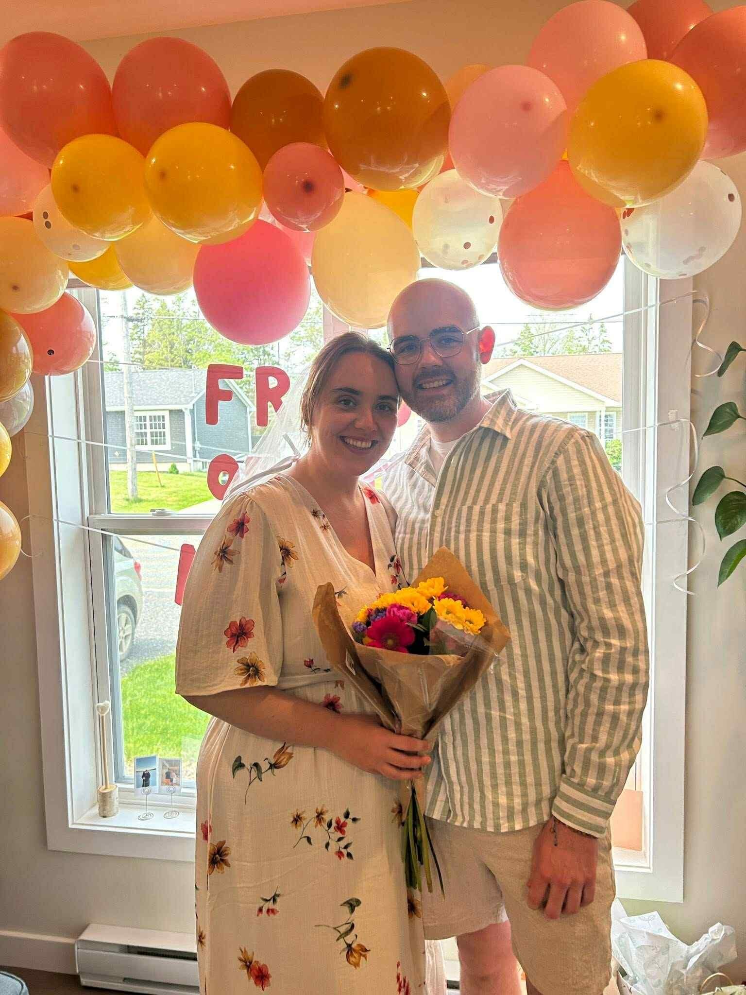 The beautiful bride, Shawnacey's bridal shower.