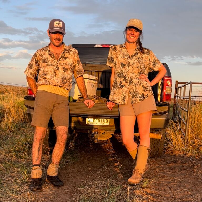 The first time Jake took me hunting... Not that he hadn't already made up his mind, but I think my willingness to go hunting with him sealed the deal! ;D