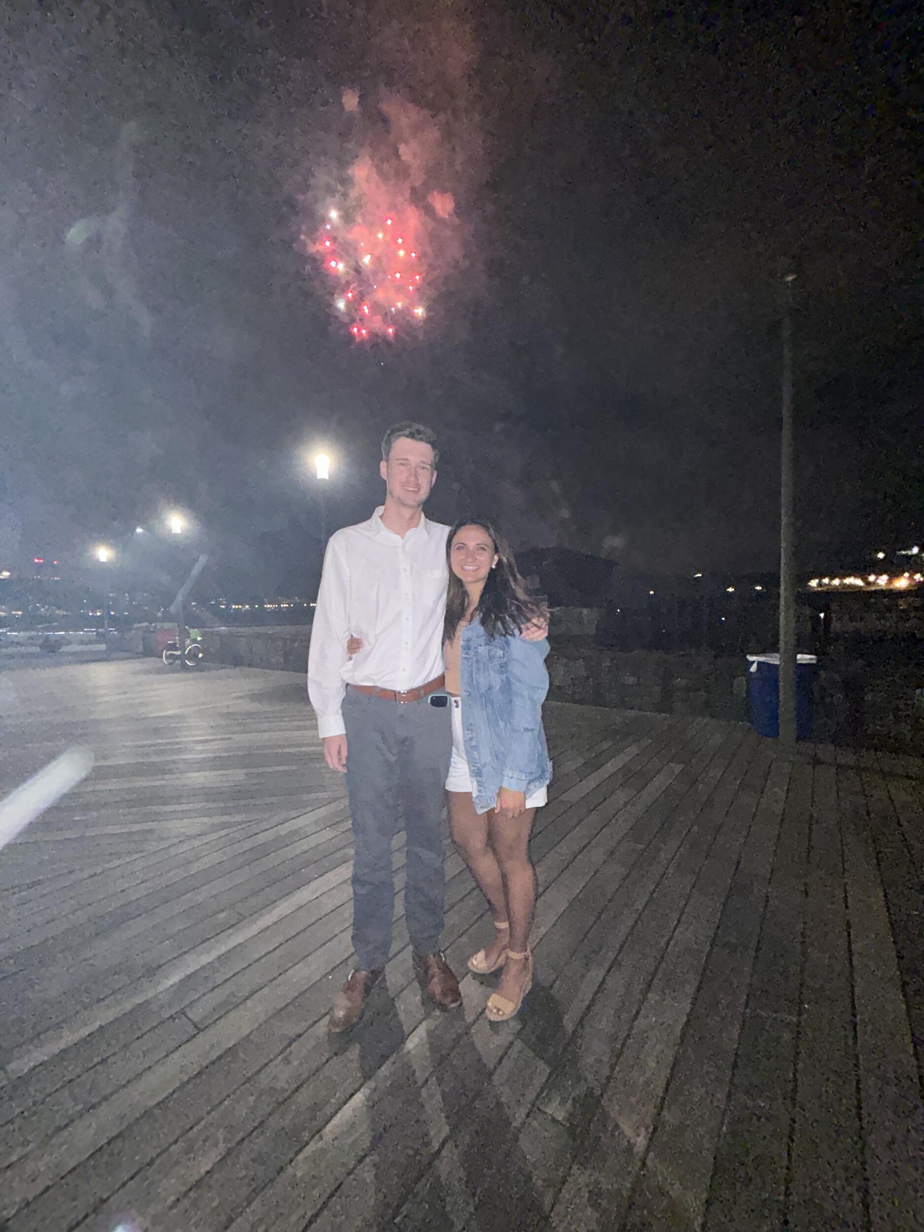 They set off fireworks in D.C. just for my return to the city! How sweet!