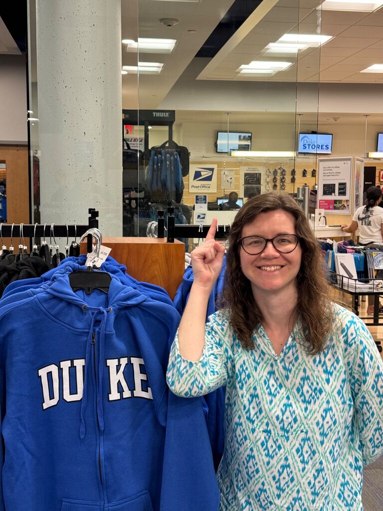 Visiting Duke Gardens and walking around campus!