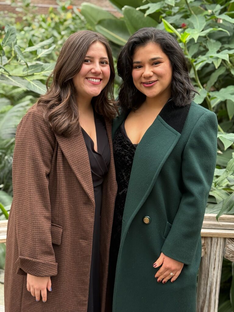 Michelle and Rebecca elope at the Brookside Gardens in Wheaton, MD. They tearfully exchange vows in a private ceremony in the greenhouse.