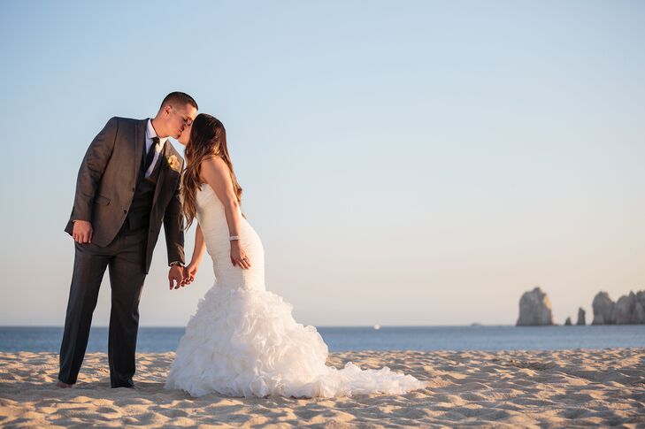 pronovias beach wedding dress