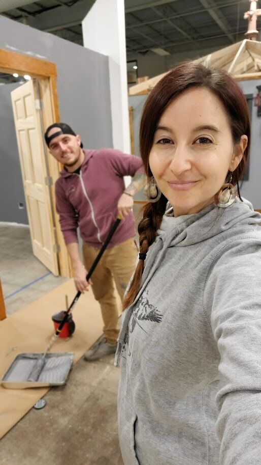 It wasn't long before their creative adventure landed them their first brick & mortar at the Midwest Market! Little did they know that this would be a small step in a much bigger shared vision with each other!