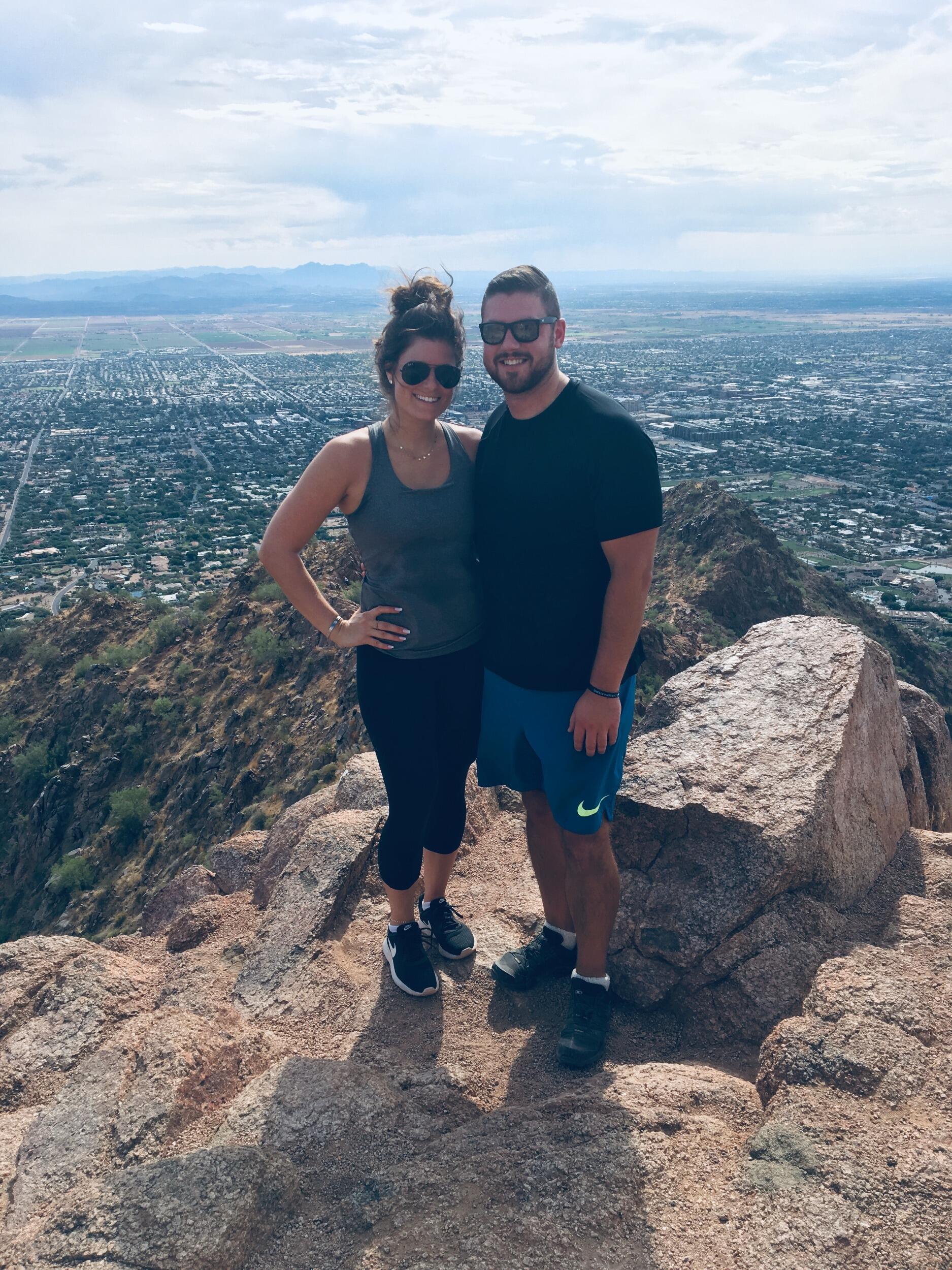 Dan made Dana hike Camelback at 7am after a night out that included 5 martinis. She clearly liked him a lot!