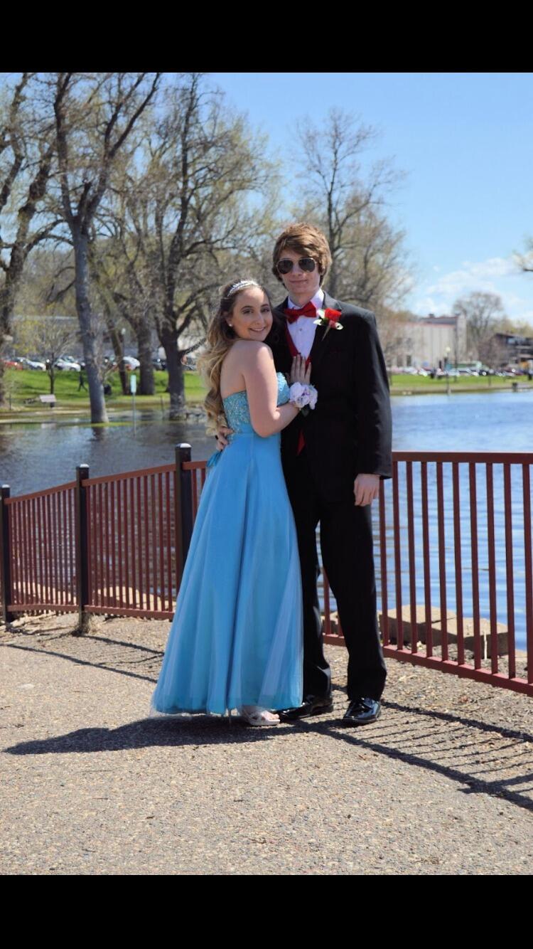 Lily and Mason before their senior prom