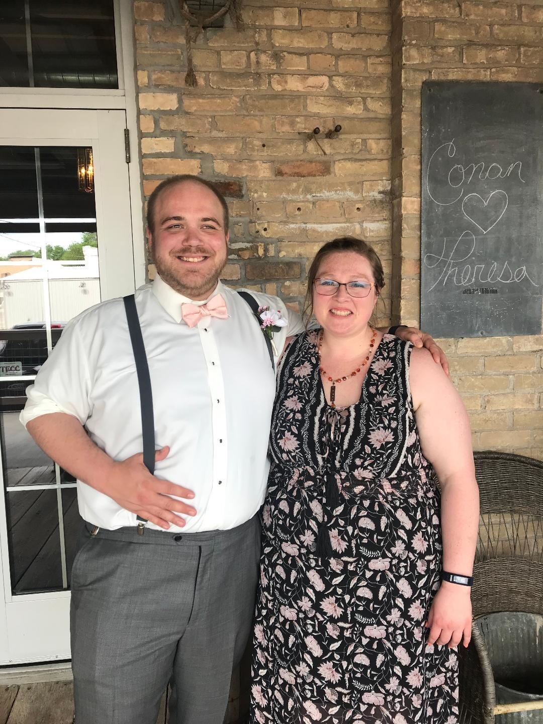 Another Wedding Photo, this time at our friends Conan and Theresa's wedding.