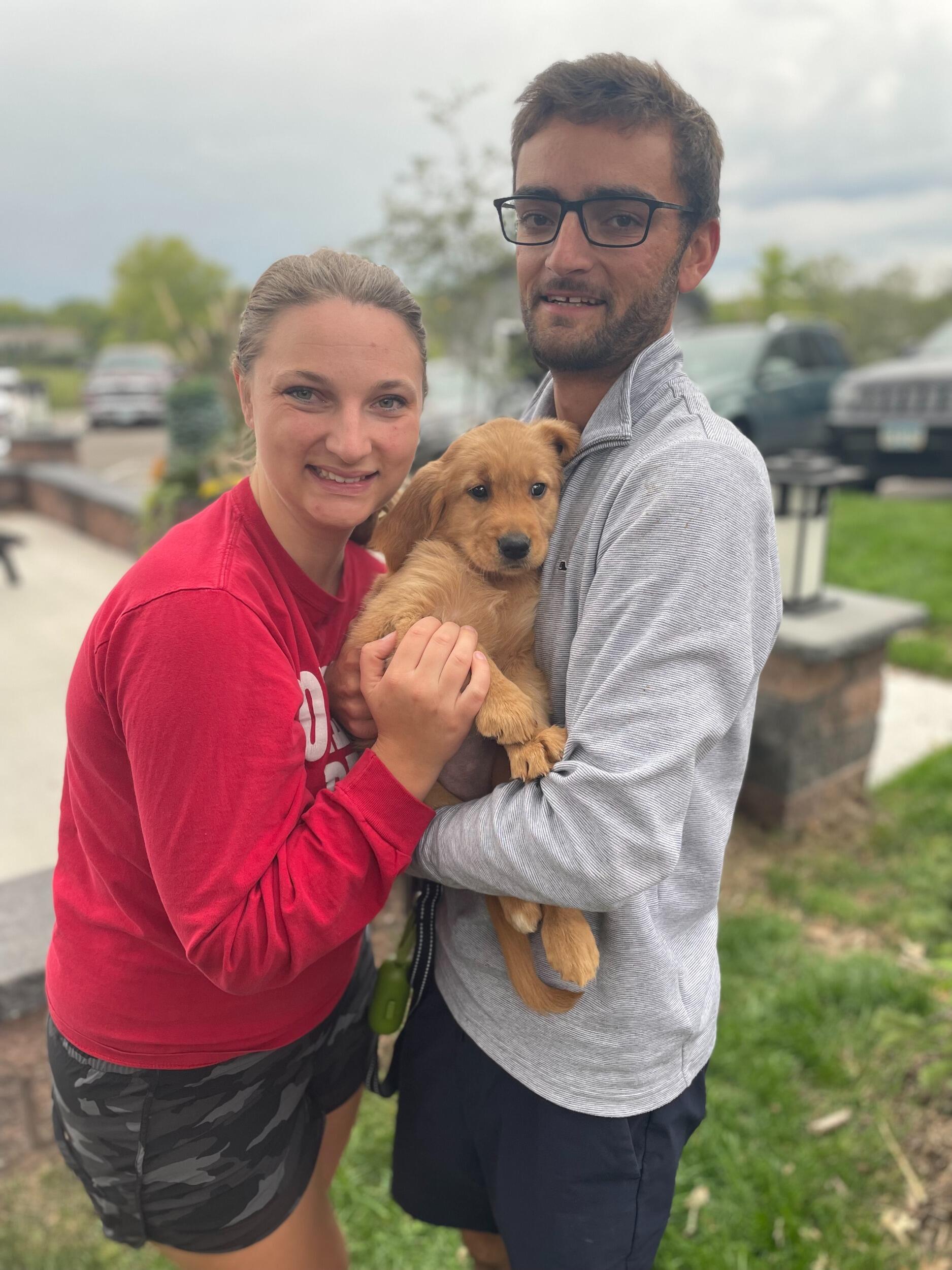 Together we moved into our apartment in Vadnais Heights, MN, and got our adorable puppy, Bennie! Ryan picked the name! Megan finished graduate school that following Spring with Ryan by her side. We continued to travel and find dog-friendly breweries!