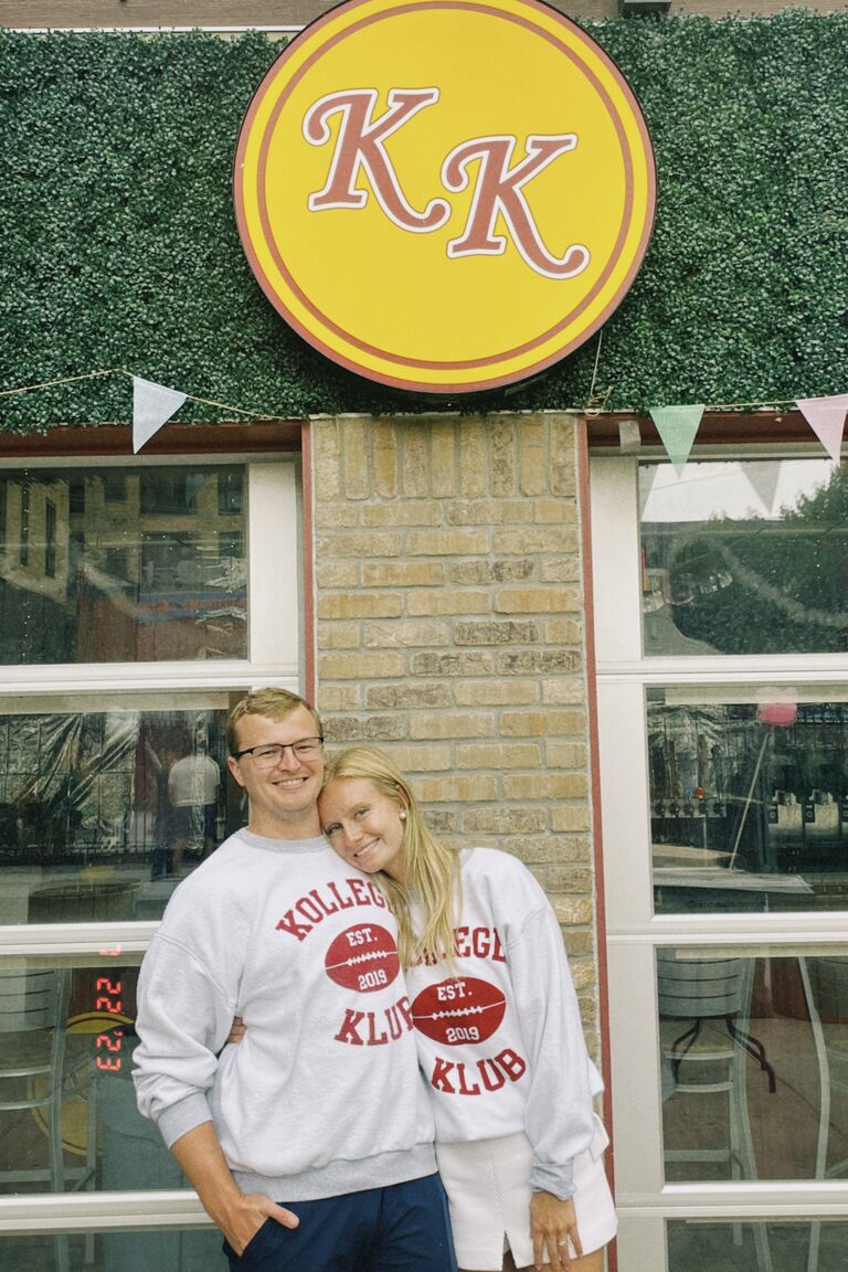 We met on the University of Minnesota - Twin Cities campus. Andrew was attending school and Cassidy moved to Minneapolis for her job and to live with her sister.