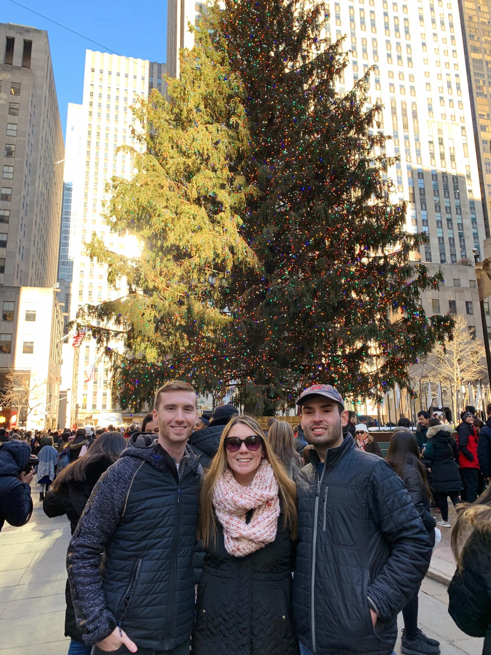 First trip to the city on Christmas Eve & first Christmas spent together