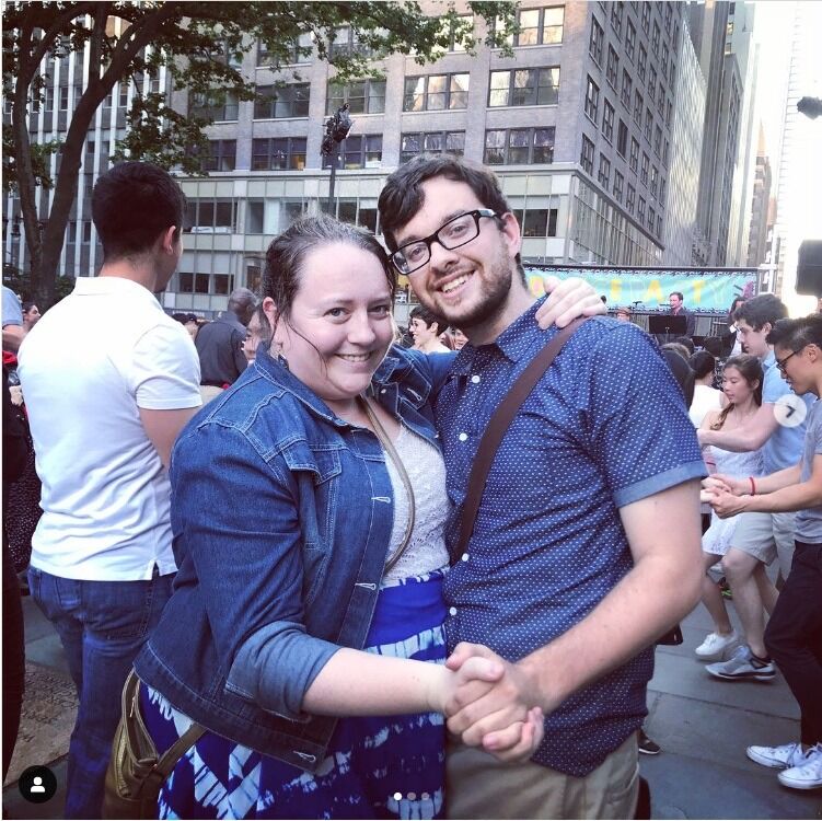 Learning swing dancing