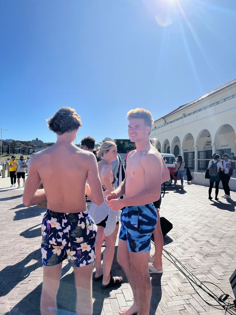 First time I thought "hmm, this Nathan guy is pretty darn handsome" at Bondi Beach