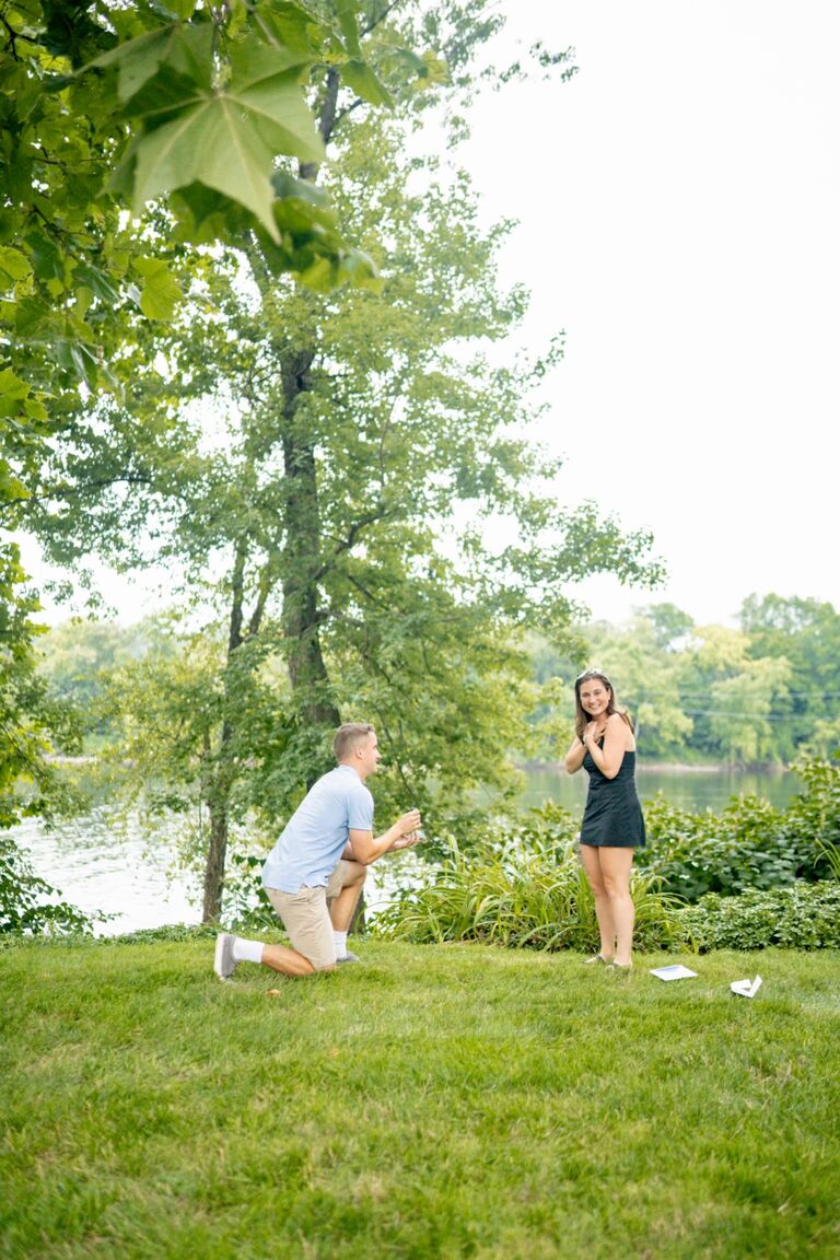 Andrew proposes💍