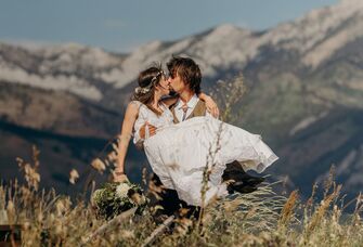 Montana bohemian mountain wedding