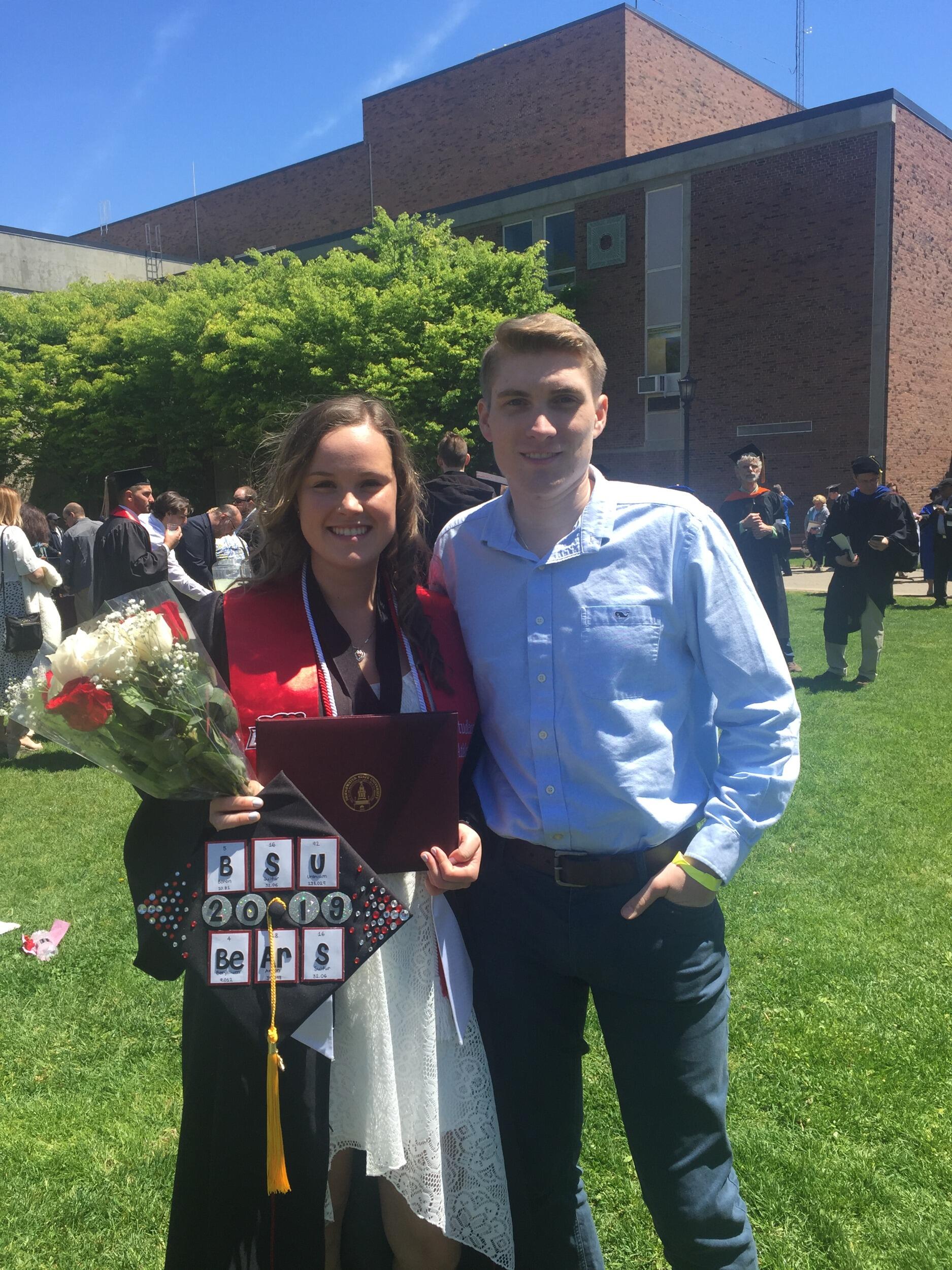 Ally's graduation from BSU!