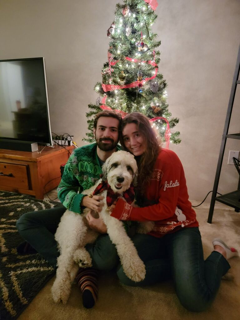 Spending our first holiday season living together in Lowell, MA