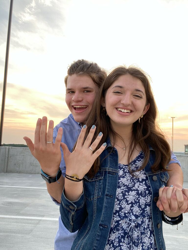 On the anniversary of their first date, Madi surprises Josh with promise rings!