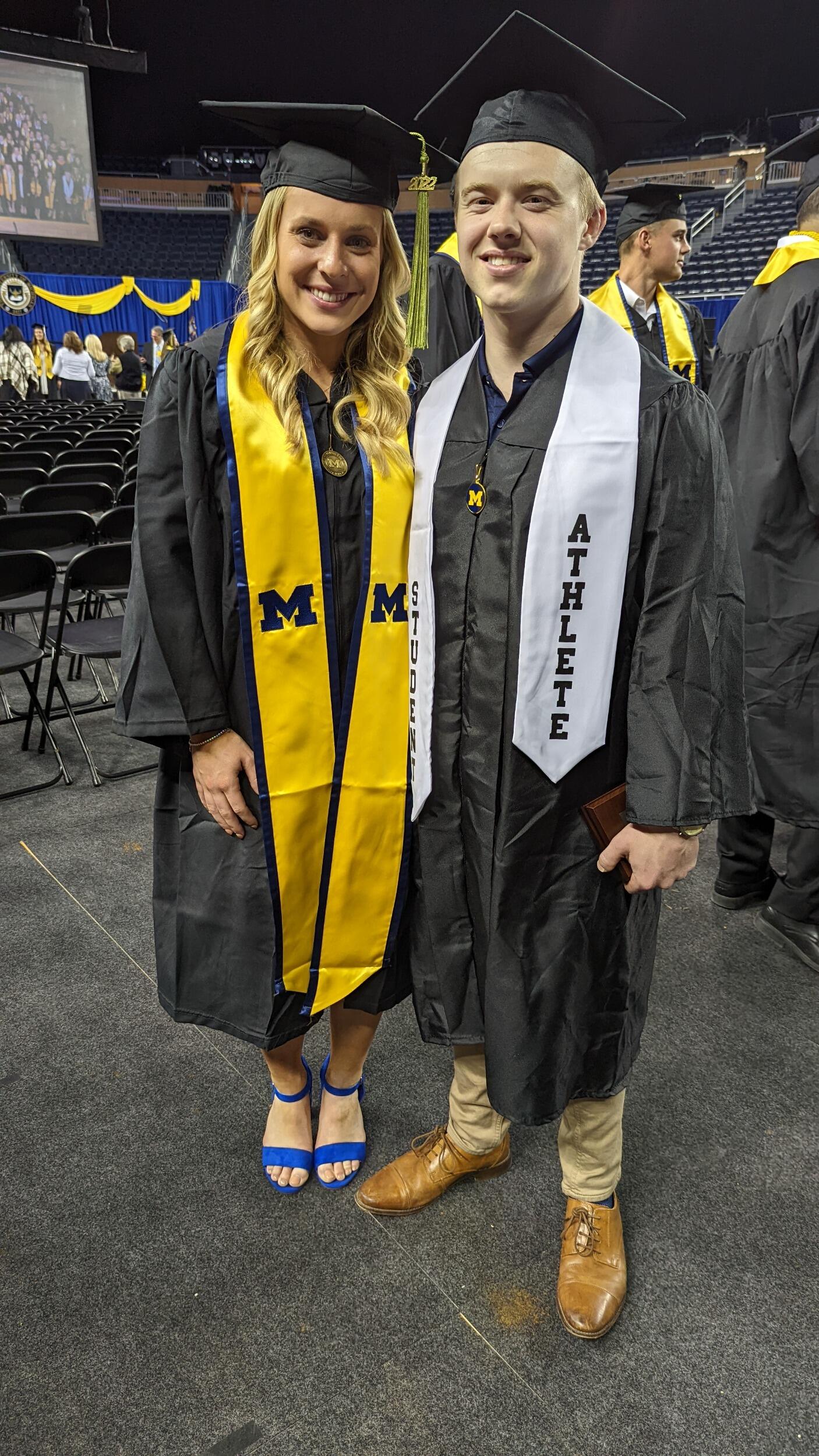 We both graduated - Abby with her Undergraduate degree and Cameron with his Masters!