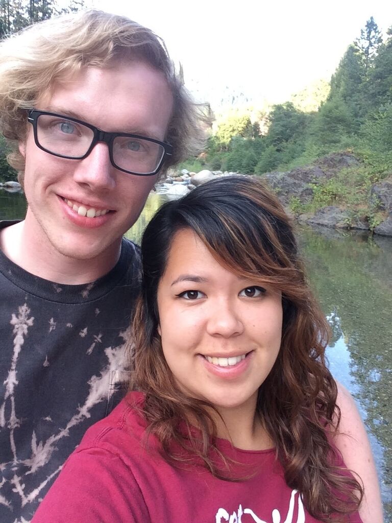 Jasmine's first time at Bailey's famous family Big Camp trip in Washington, CA
(Bailey started growing his hair)