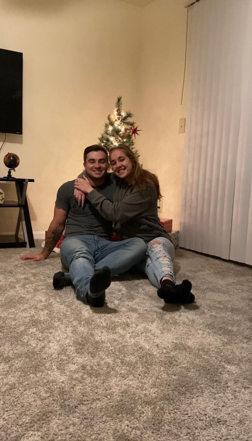 First Christmas while living together.