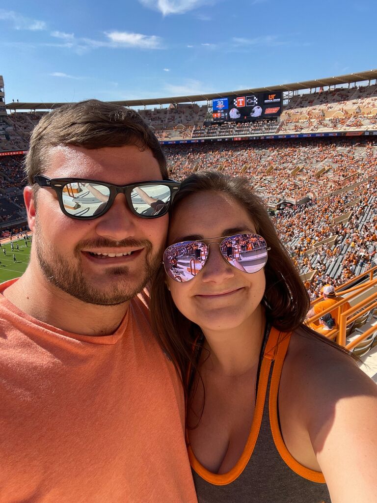 Sharing the Ellis family's love of Neyland with Ryan. Go Vols!