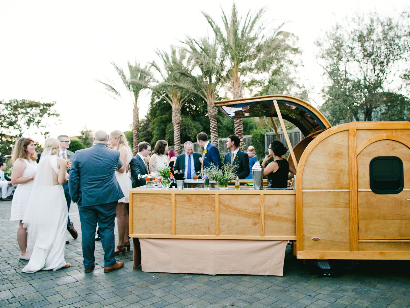 Wedding bar at reception