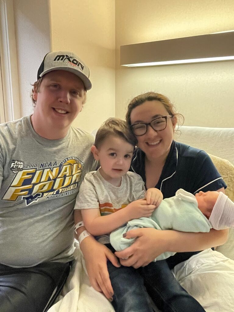 May 2023, they welcomed David into the family.