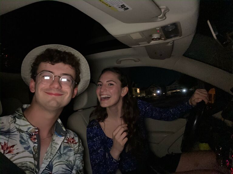 Our first photo together! Isabel picked me up from an event and we drove together to meet up with our best friend Scott. Little did we know that this would be the start of our friendship beyond accounting.