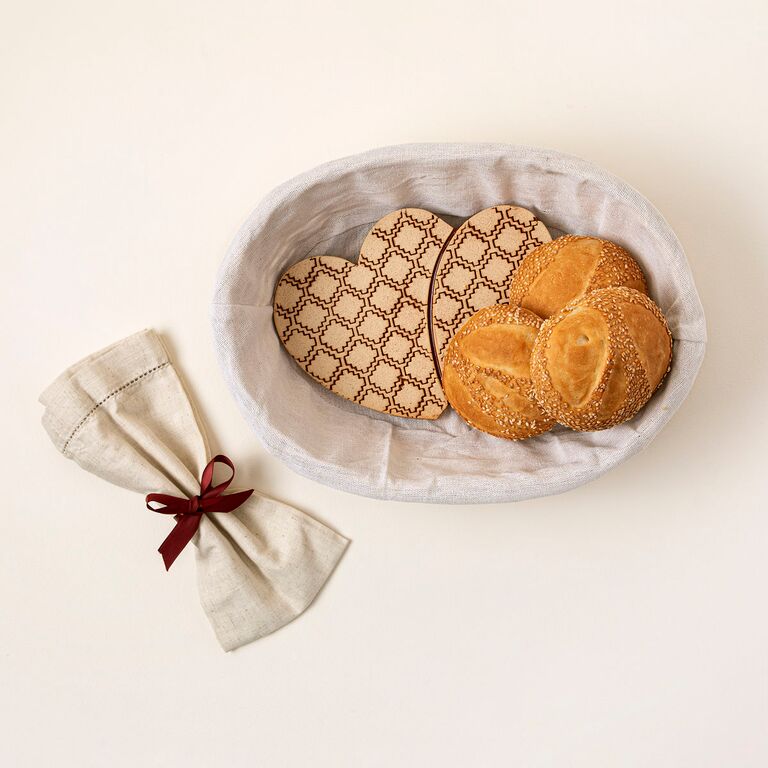 Bread-warming set housewarming gift for couple