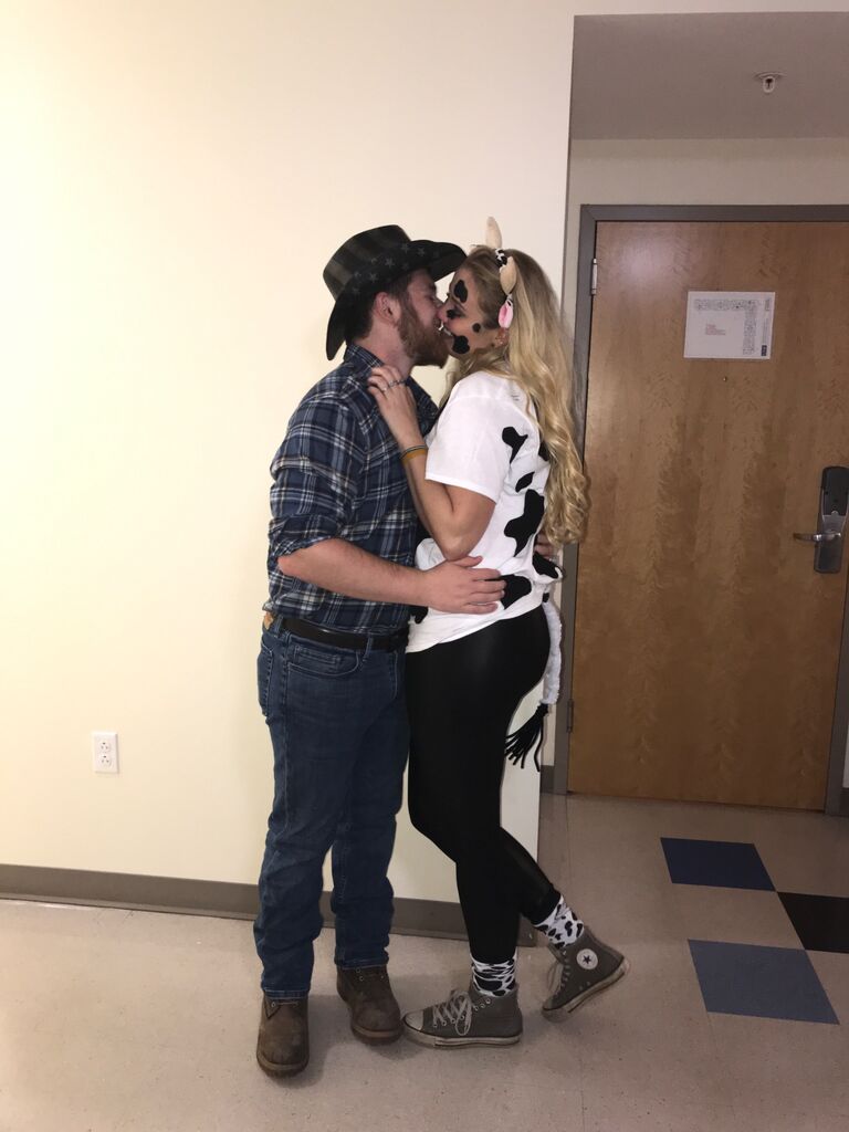 Our first & last couple Halloween costume.