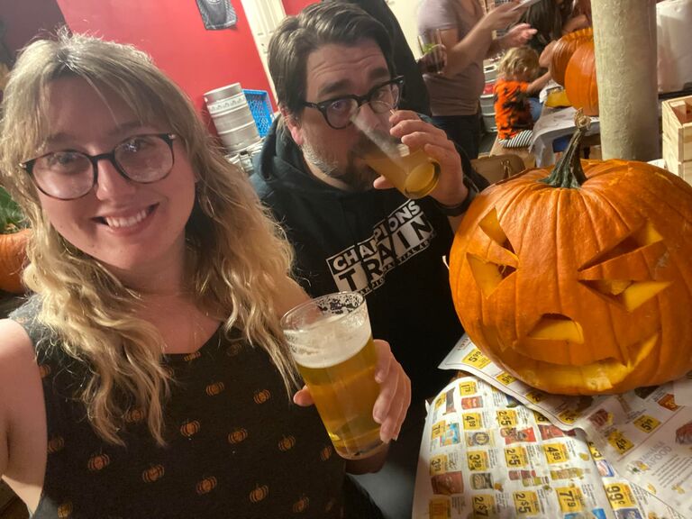 Pumpkin carving at Pintville.