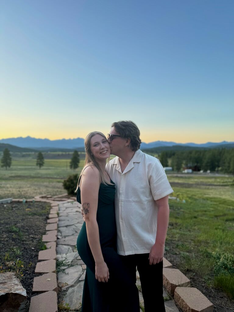 Our best friends' wedding in Pagosa Springs, Colorado.