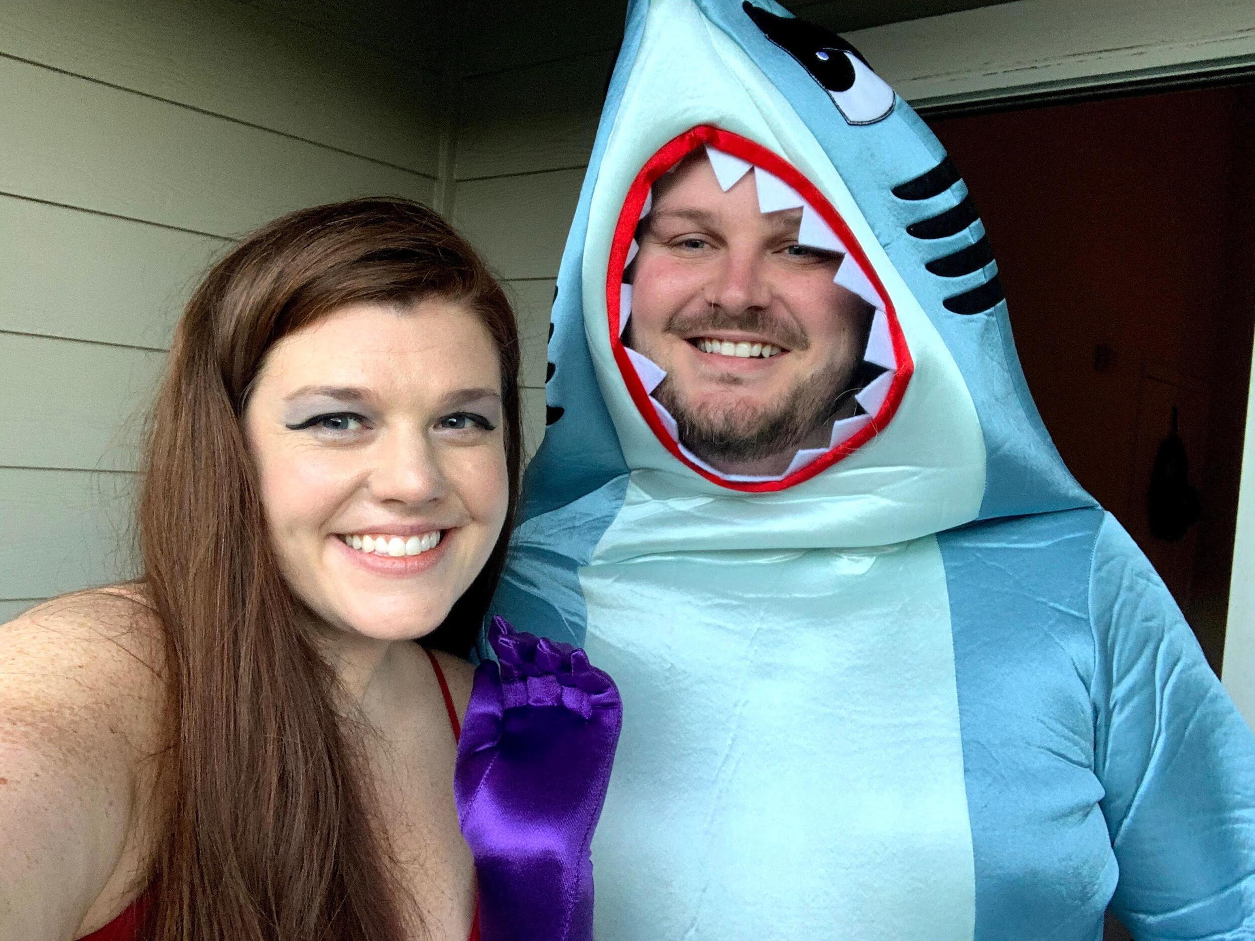 First picture, our second date (Halloween)