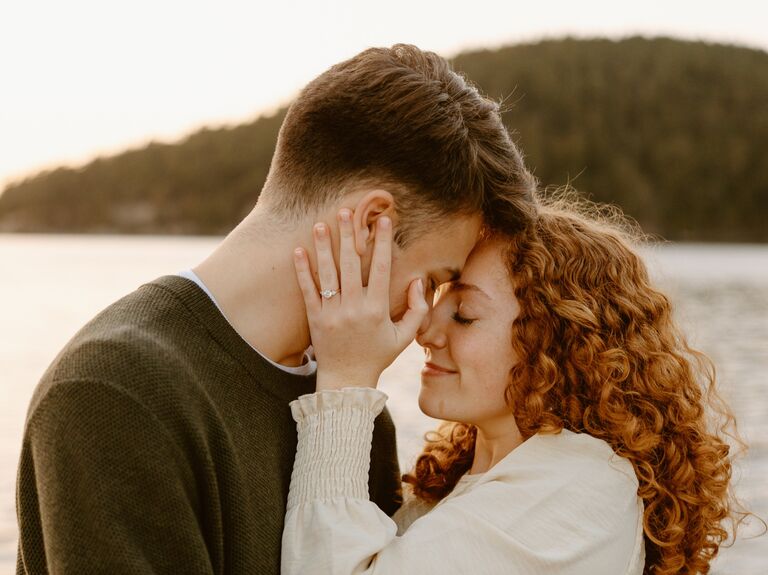 On a surprise visit from Phoenix, I finally got down on one knee with help from our photographer bridesmaids, Taylor Lang, and Julia Manning