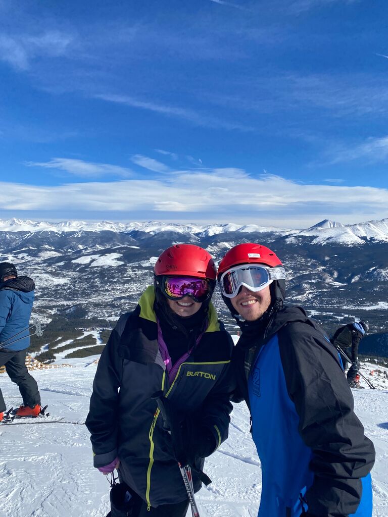 First Ski Trip Together to Breckenridge, Colorado.