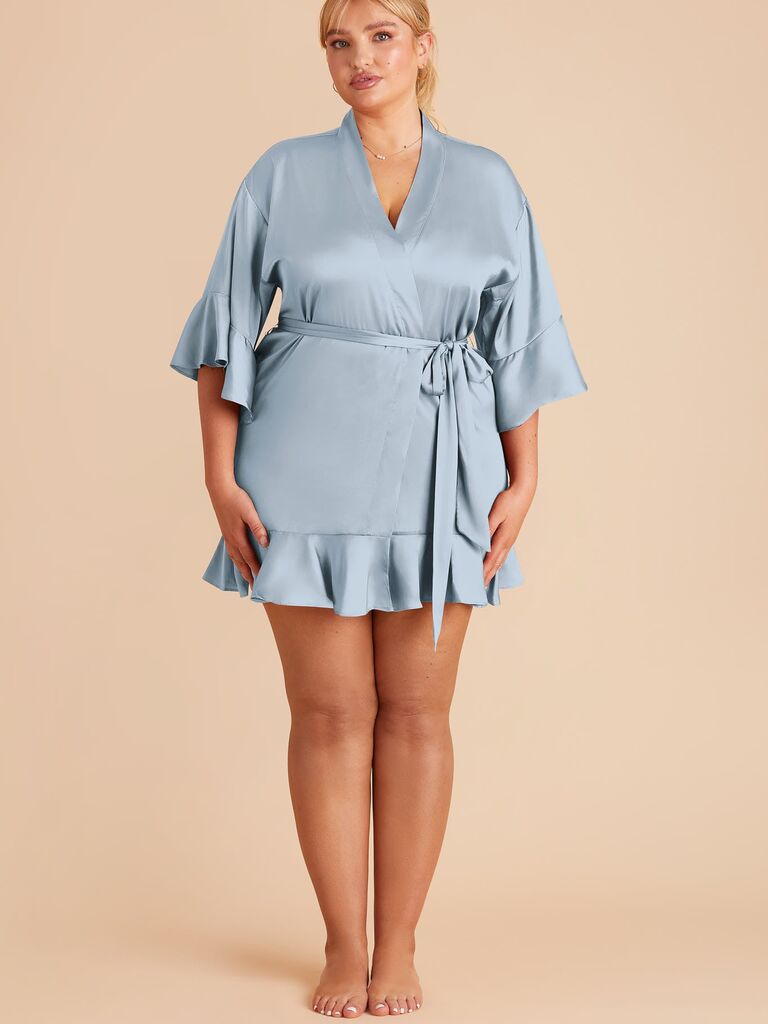 Birdy Grey satin getting ready robe for mother-of-the-bride