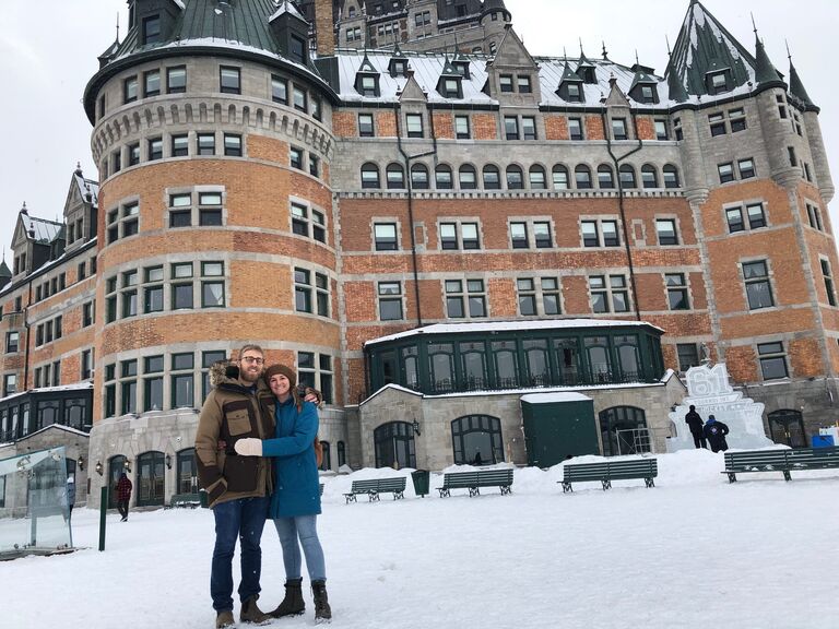 First get away together in Old Quebec, Quebec
