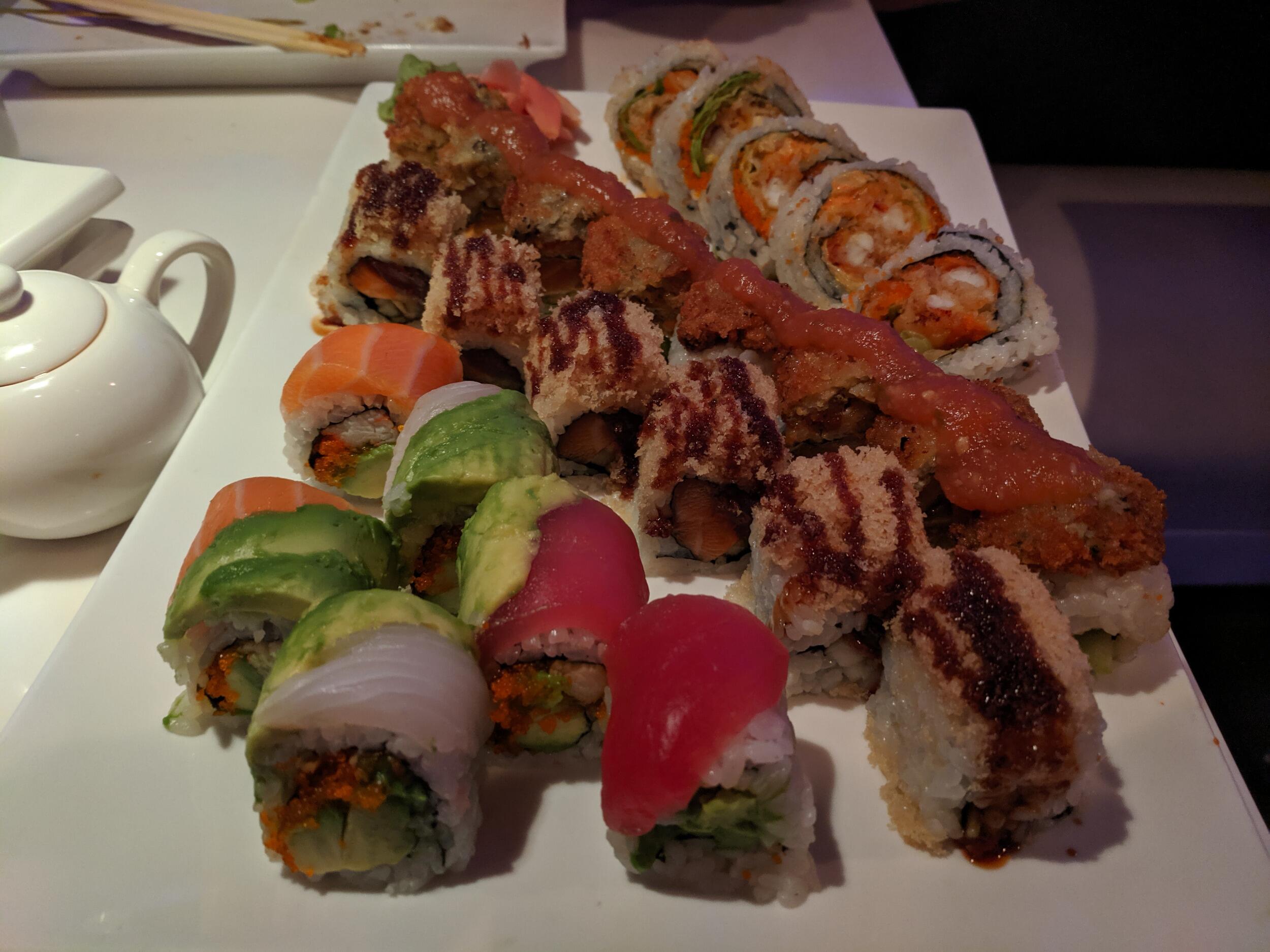 Our first date was at Fat Salmon!  It became clear that we were two foodies and we bonded instantly over our love of great food! Joe had to ask her to go to dessert!